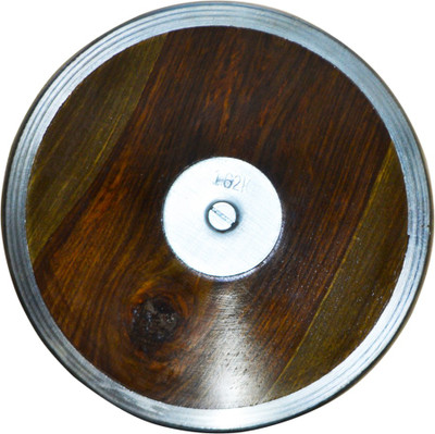 COUGAR Discus Throw 1.5Kg , Disc Throw, Practice Wooden Discuss With Premium Brass Rim Wooden Discus Throw Disc(1.5 kg)