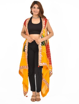 pk hub Art Silk Printed Women Dupatta