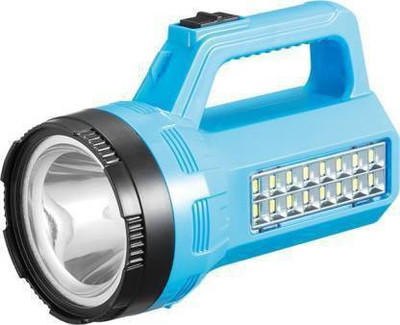 AKR Rechargeable Led Search Light Multifunction, 3W Emergency+3.2W 6 hrs Torch Emergency Light(Blue)