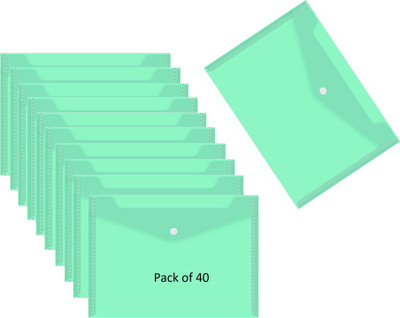SHINING ZON Button Folder Button Folder(Set Of 40, Green)