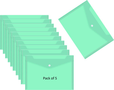 SHINING ZON Button Folder Button Folder(Set Of 5, Green)