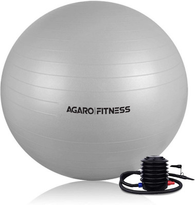 AGARO GB2721, Anti-Burst Yoga and Gym Exercise With Foot Pump (65cm) Gym Ball(With Pump)