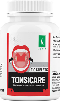ADVEN Tonsicare 210 Tablets Tablets(210 Units)