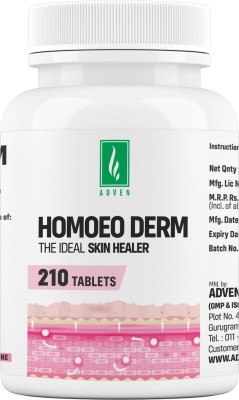 ADVEN Homoeo Derm 210 Tablets Tablets(2 x 210 Units)