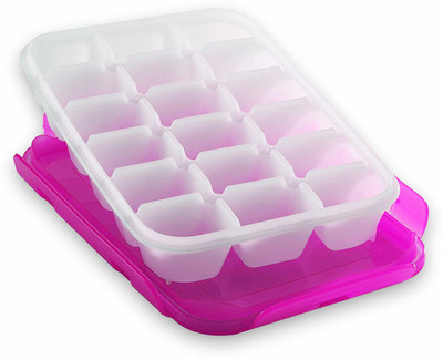 Signoraware Purple Plastic Ice Cube Tray(Pack of2)