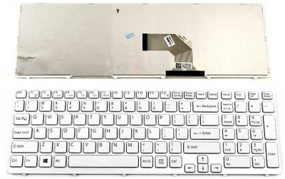 SellZone SVE15 SVE1511A1E SVE1511A4E SVE1511B1E White Laptop Keyboard Replacement Key