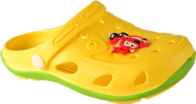 Yellow Bee Boys Sling Back Clogs(Yellow , 4.5-5 Years)