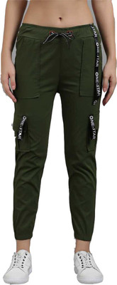 nakash Track Pant For Girls(Dark Green, Pack of 1)