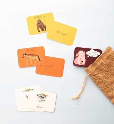 EarlyBuds Wild Animal Sound Matching Cards(Multicolor)