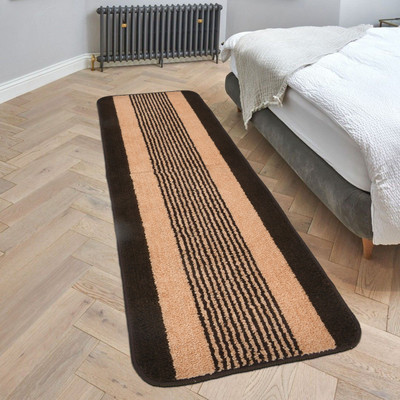 ROSSLYN Microfiber Floor Mat(Brown, Medium)
