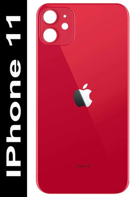 Purplesavvy Apple IPhone 11 ( Glass ) Back Panel(Red)