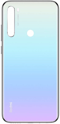 AceKing Xiaomi Redmi Mi Note 8 Back Glass Door Back Panel(Sky Blue)