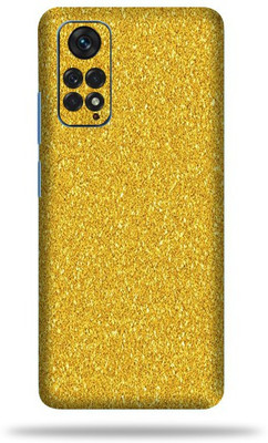 OggyBaba Xiaomi Note 11 Mobile Skin(Golden Glitter Skin With Ultra Matte Finish)