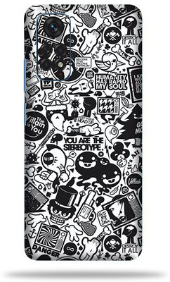 WeCre8 Skin's Redmi Note 11, Doodle Art Mobile Skin(Multicolor)