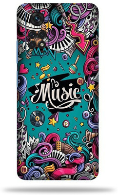 OggyBaba Xiaomi Note 11 Mobile Skin(Music Vibes Multicolor Skin With Ultra Matte Finish)