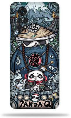 OggyBaba Xiaomi Note 11 Mobile Skin(Ninja Panda Multicolor Skin With Ultra Matte Finish)
