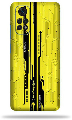 WeCre8 Skin's Redmi Note 11, Cyberpunk Yellow Mobile Skin(Multicolor)