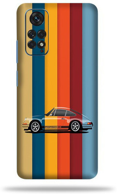 OggyBaba Xiaomi Note 11 Mobile Skin(Magic Car Multicolor Skin With Ultra Matte Finish)