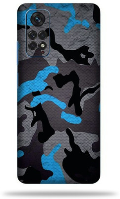 OggyBaba Xiaomi Note 11 Mobile Skin(Blue Camouflage Multicolor Skin With Ultra Matte Finish)
