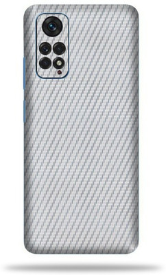 OggyBaba Xiaomi Note 11 Mobile Skin(Silver Carbon Fiber Skin With Ultra Matte Finish)