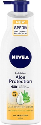 NIVEA ALOE PROTECTION MOISTURE CARE ALL SKIN TYPE BODY LOTION 400 ML PACK OF 1  (400 g)