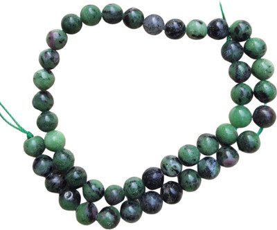 Maitri Export Maitri export Ruby zoisite 8mm line (pack of 1) Agate Stone Necklace