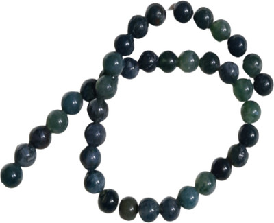 Maitri Export Maitri export Moss agate 8mm line (pack of 1) Agate Stone Chain