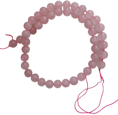 Maitri Export Maitri export Rose quartz regular 8mm line (pack of 1) Agate Stone Chain