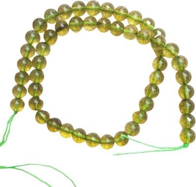 Maitri Export Maitri export Peridot 8mm line (pack of 1) Agate Stone Necklace