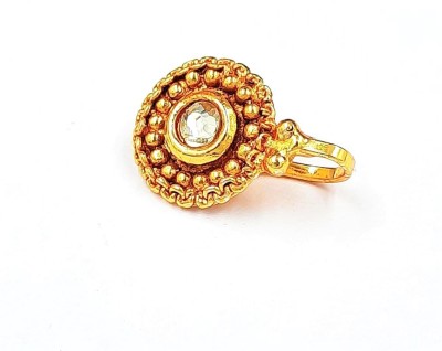 Yash Jewels Emporium Gold-plated Plated Brass Nathiya