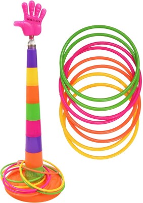 littlewish 2 in 1 Ring Toss Game | Shape Sorter Color Recognition Aim(Multicolor)