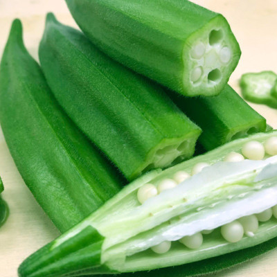 Farmonix Z2818_P_Okra Lady Finger /Green Okra Seeds Seed(500 per packet)
