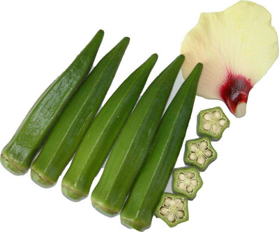 Farmonix Z1700_J_Ladies Finger/Bhindi/Okra Seeds Seed(200 per packet)