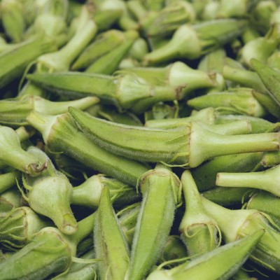 Farmonix Z3155_K_Okra Lady Finger /Green Okra Seeds Seed(1000 per packet)