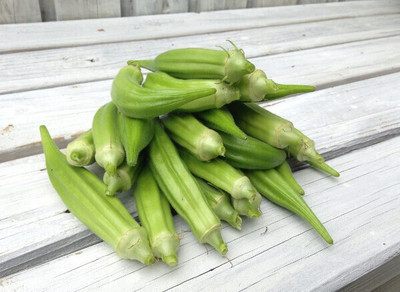 Farmonix Z2644_O_Okra- Clemson's Spineless Seeds Seed(300 per packet)