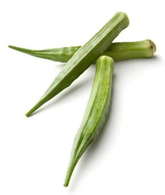 Farmonix Z993_T_Dwarf-Stalk Long Green Okra Seed(100 per packet)