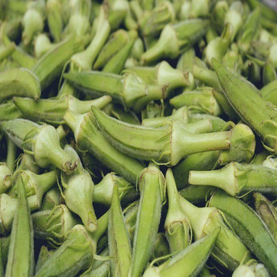 Farmonix Z857_N_Okra Lady Finger /Green Okra Seeds Seed(100 per packet)