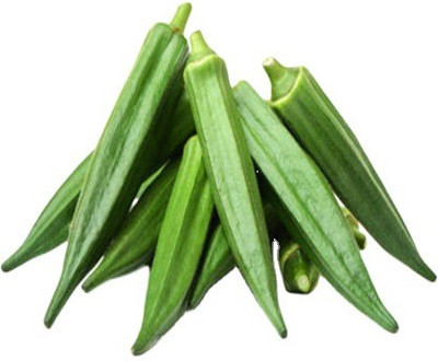 Farmonix Z150_U_Okra Lady Finger /Green Okra Seeds Seed(50 per packet)