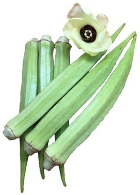 Farmonix Z2932_Z_Premium Quality Okra Seeds / Lady Finger Seeds Seed(500 per packet)