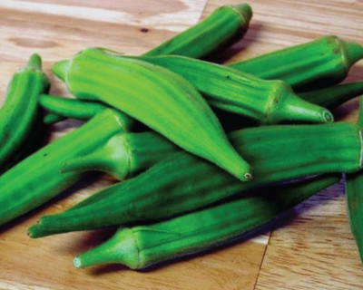 Farmonix Z1424_Z_Ladies Finger/Bhindi/Okra Seeds Seed(150 per packet)