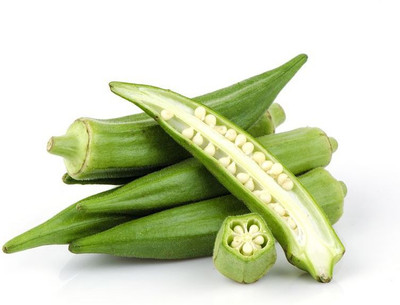 KLARKEE Z3164_O_Okra Lady Finger /Green Okra Seeds Seed(1000 per packet)