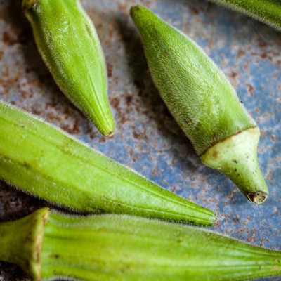 Farmonix Z2235_W_Clemson Spineless Okra Seed Seed(250 per packet)
