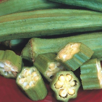 Farmonix Z43_P_Okra Clemson Spineless Seed(50 per packet)