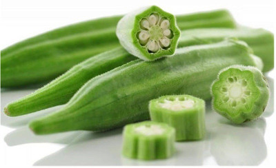 Farmonix Z823_P_Quality Organic Ladies Finger/Fresh Okra Seeds Seed(100 per packet)