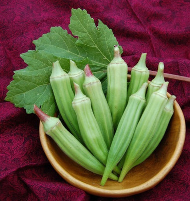 KLARKEE Z3323_Y_Clemson Spineless Okra Seed(1000 per packet)