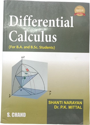 Differential Calculus(PAPER PACK, SHANTI NARAYAN, DR. P.K. MITTAL)