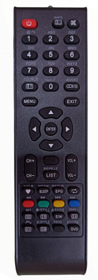 Ehop Compatible Remote control for 6 LED LCD TV Micromax Remote Controller(Black)
