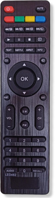 Ehop  Compatible remote control for LED LCD tv Videocon Remote Controller(Black)