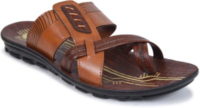 AJANTA PU3026 Men Flats(Brown , 6)