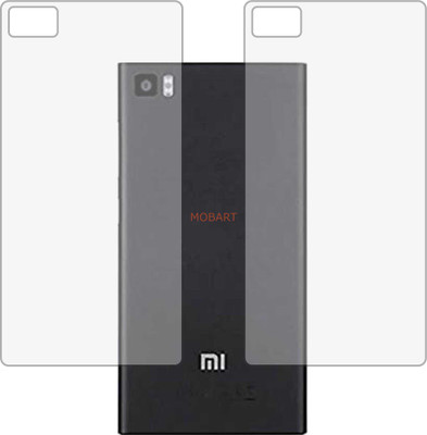 MOBART Back Screen Guard for XIAOMI MI3 (Matte Finish)(Pack of 2)